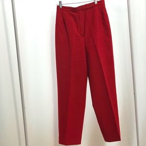 Vintage, red suit trousers